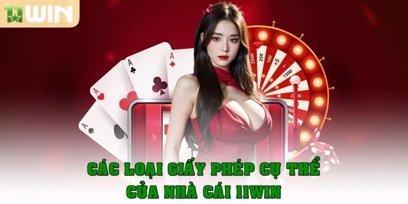 Các loại giấy phép cụ thể của nhà cái 11win